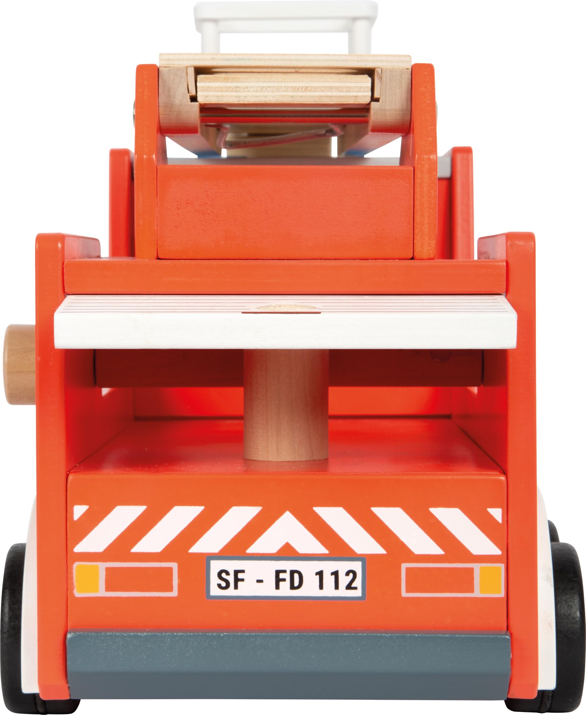 smallfoot Auto Vigili del Fuoco camion pompieri legno scala