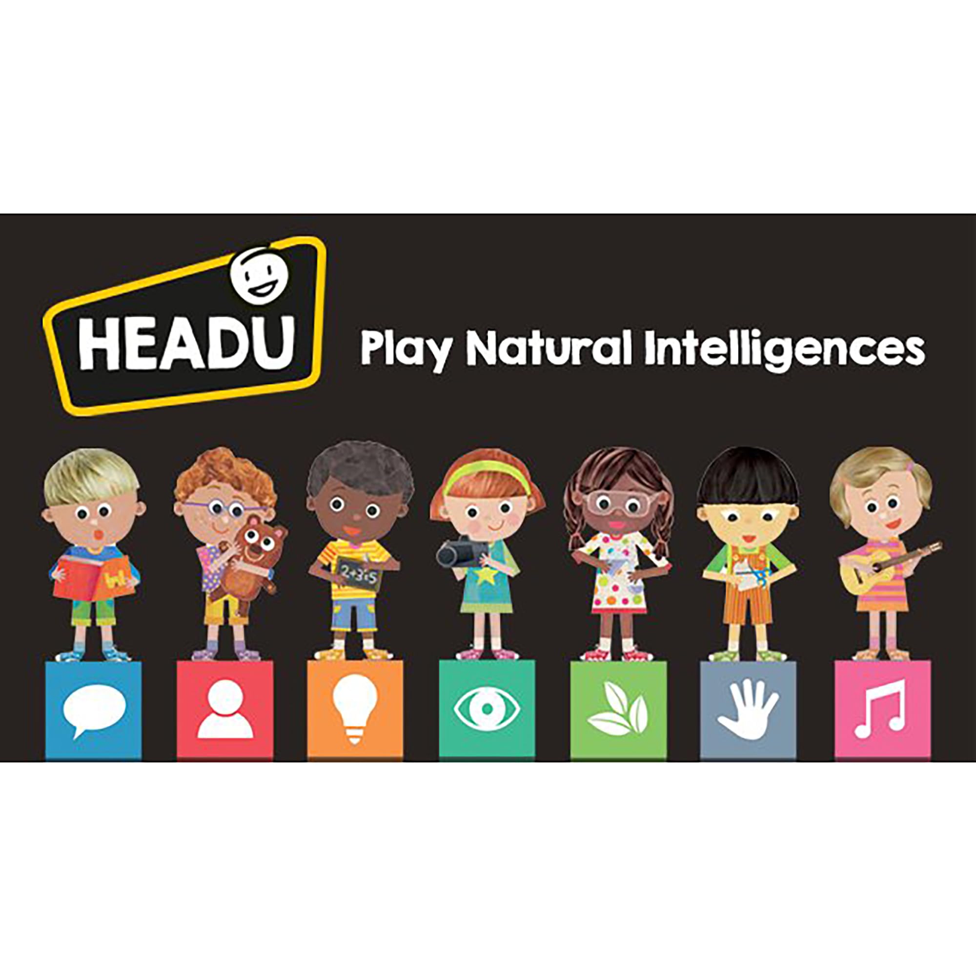 Headu Maxi Flashcards Animal carte con app 1-4 anni