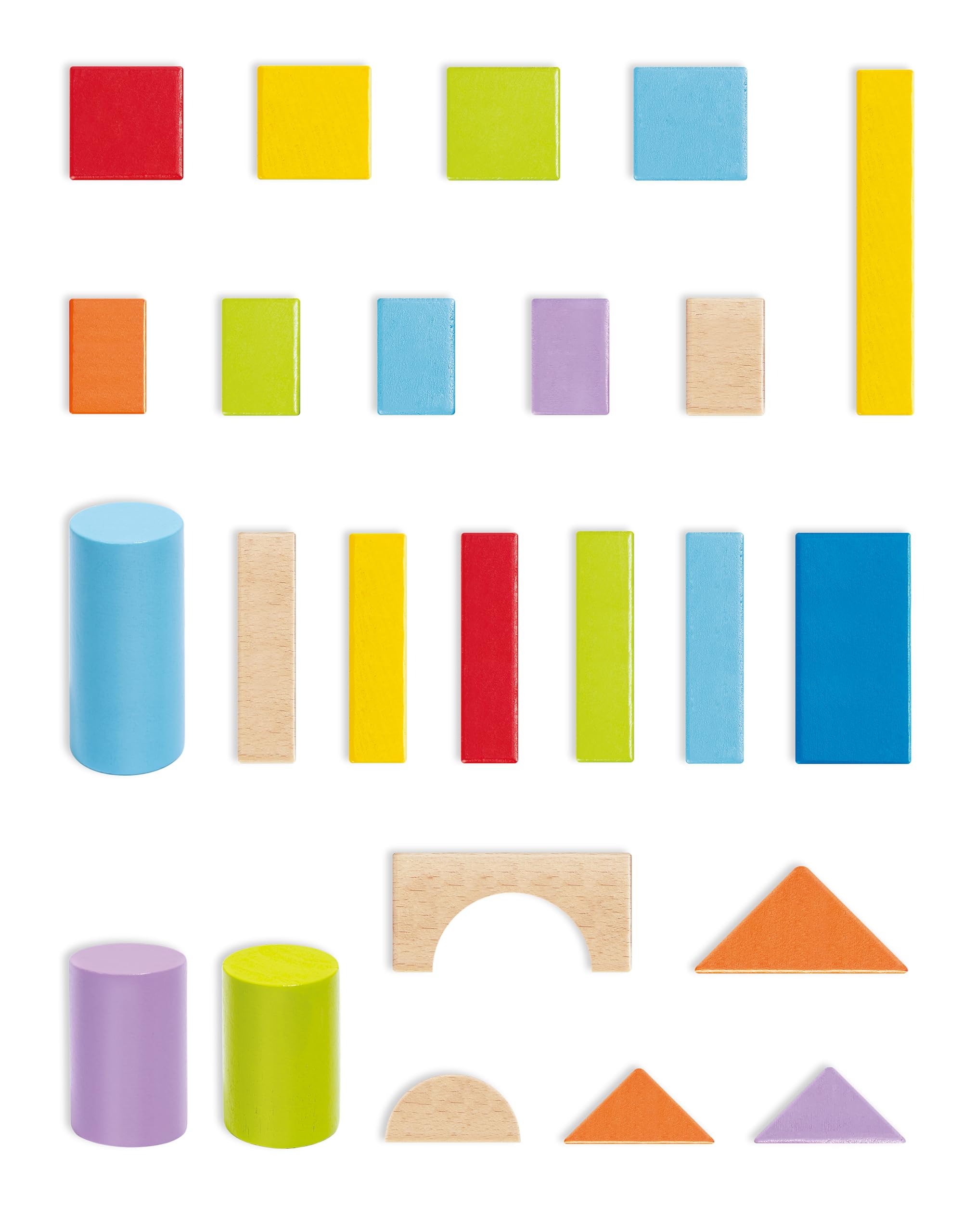 Hape Fantastici Blocchi E8247 Costruzioni Legno 101 Pezzi