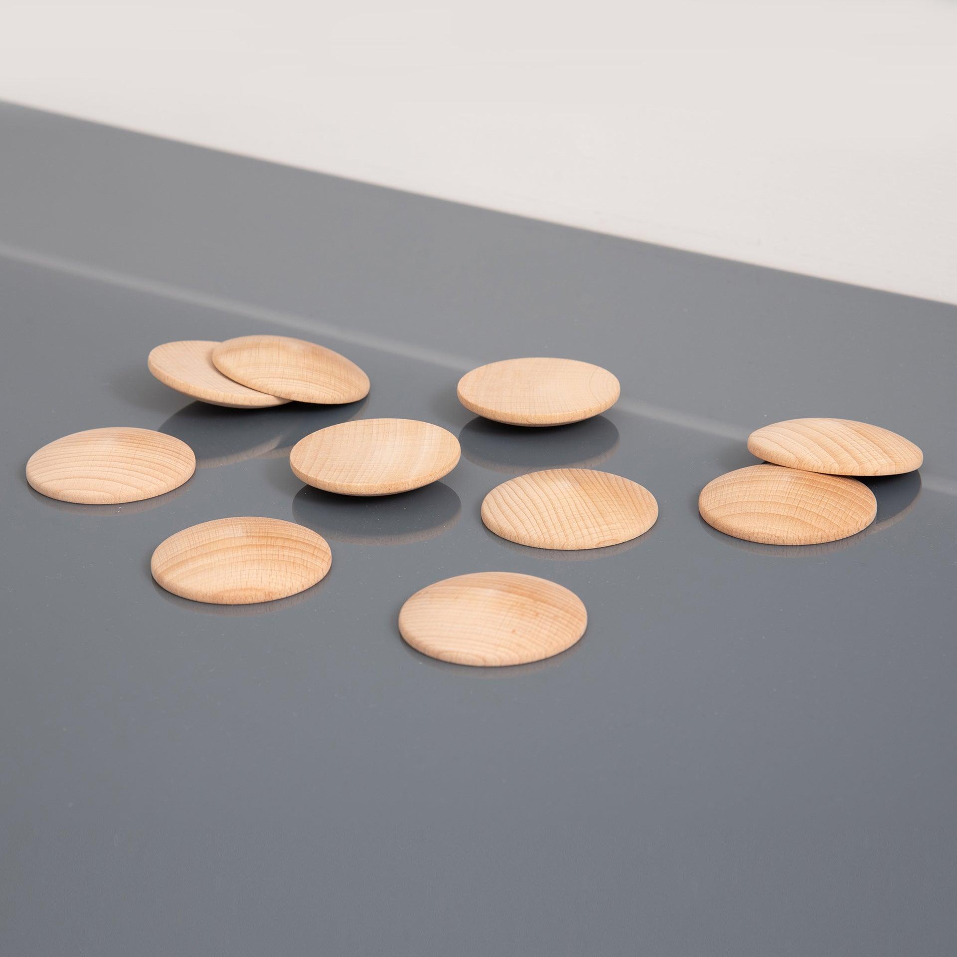 Tickit Discs dischi in legno 10 pz 6 cm