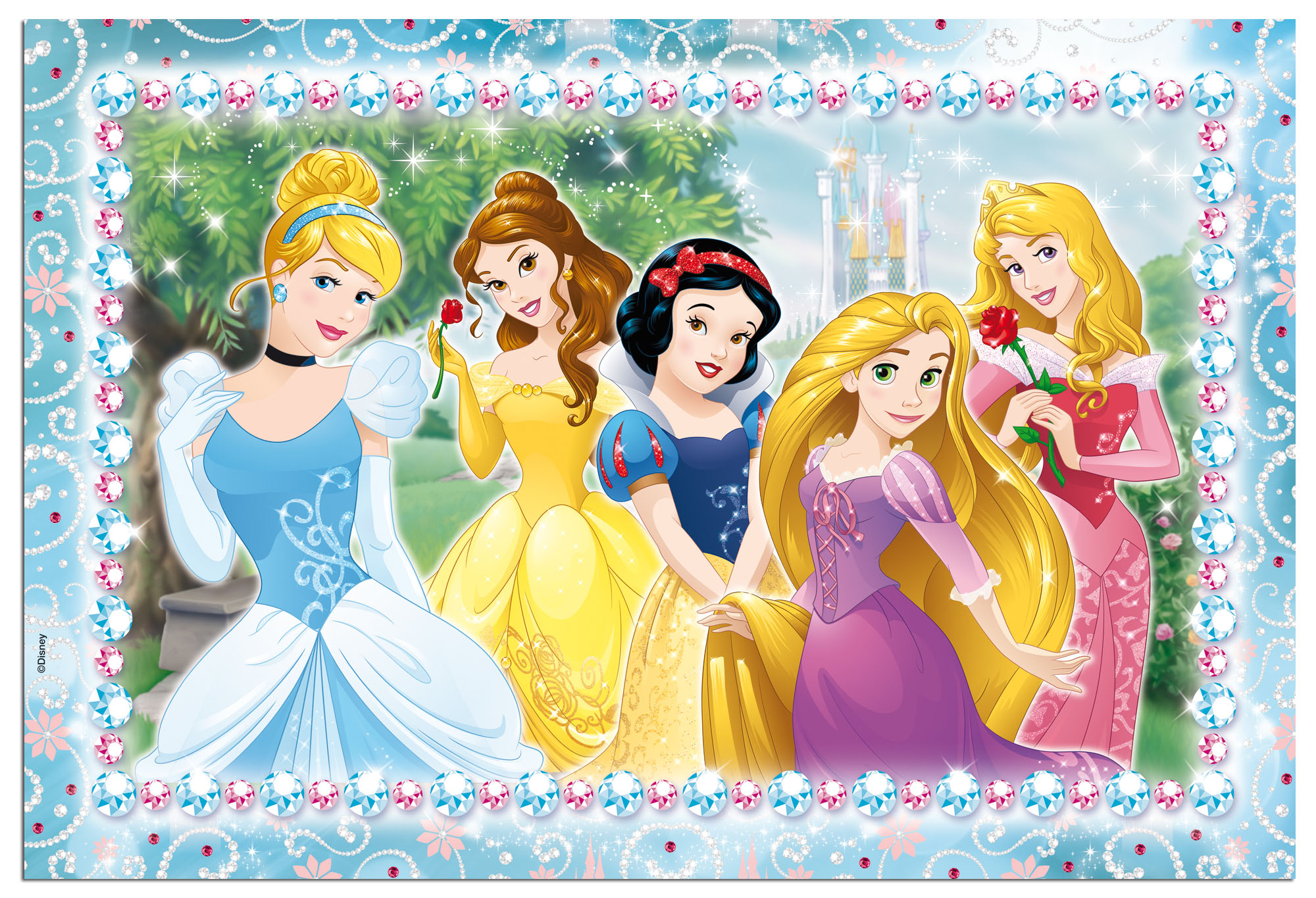 Lisciani Disney Puzzle DF Plus 108 Princess double-face