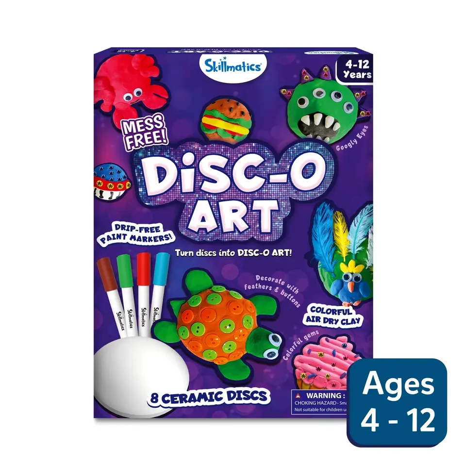Skillmatics Disc-O Art kit creativo dischi ceramica 4-12 anni