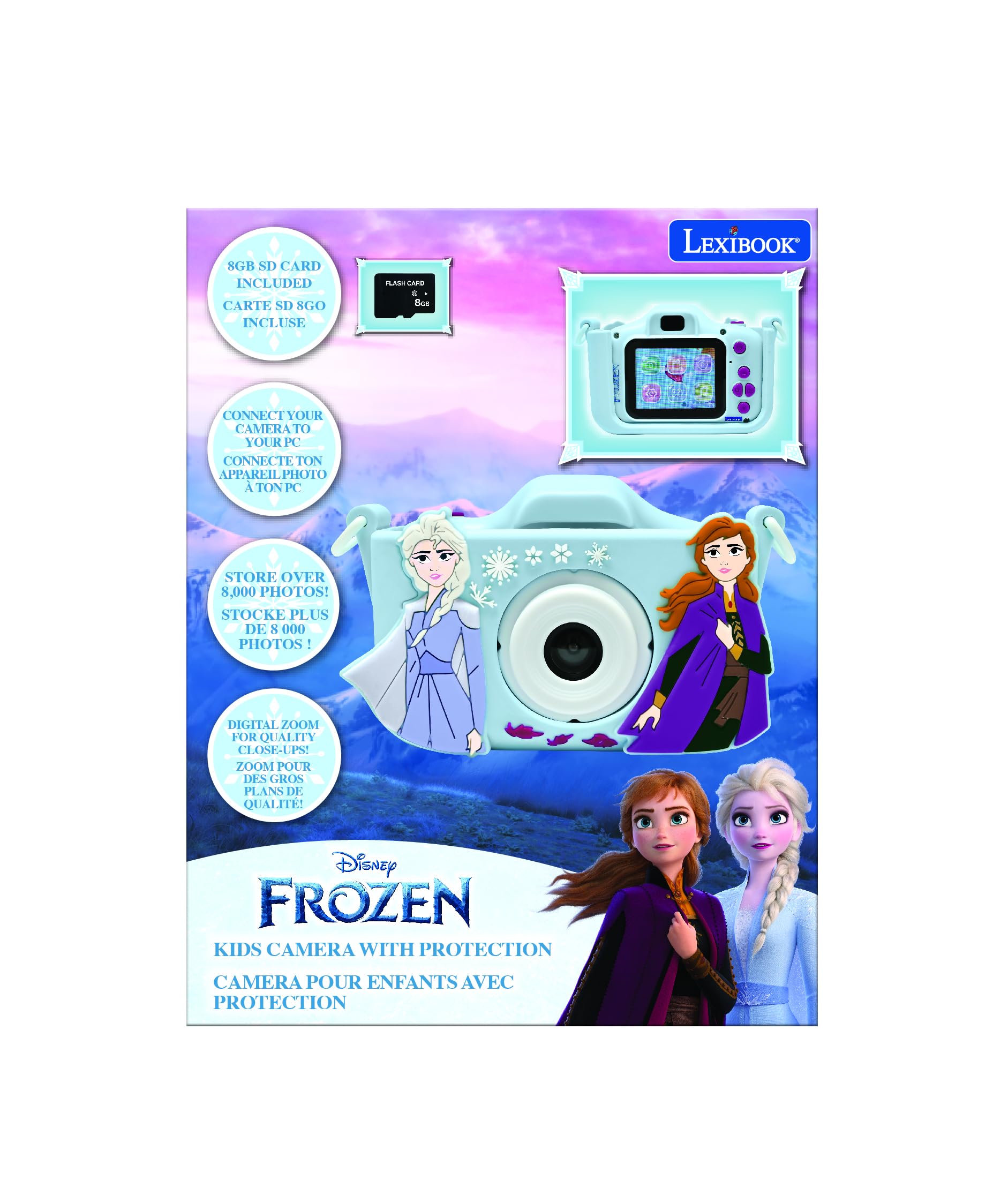 Lexibook Frozen DJ078FZ fotocamera bambini 4-in-1