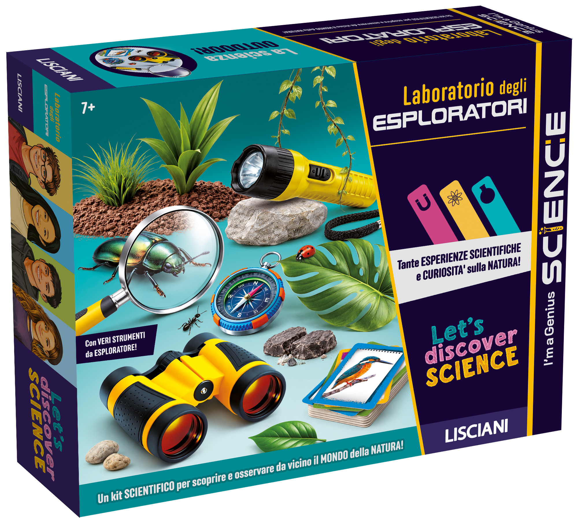 Lisciani I'm a Genius Laboratorio Esploratori kit natura