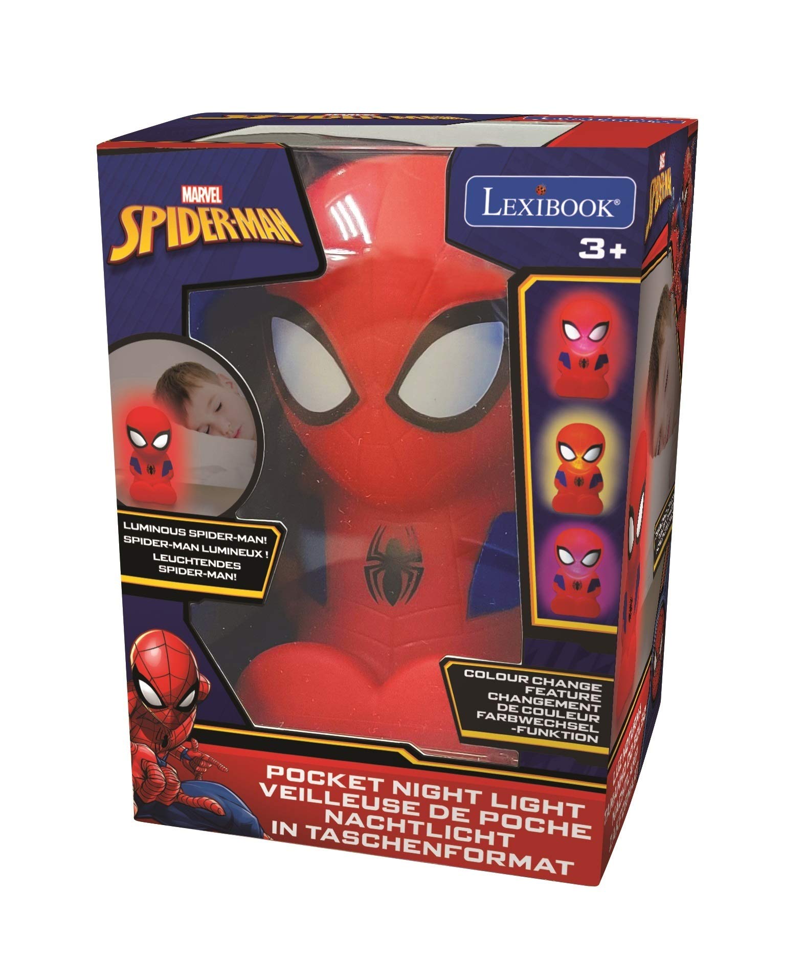 Lexibook Spider-Man NLJ01SP luce notturna cambio colore