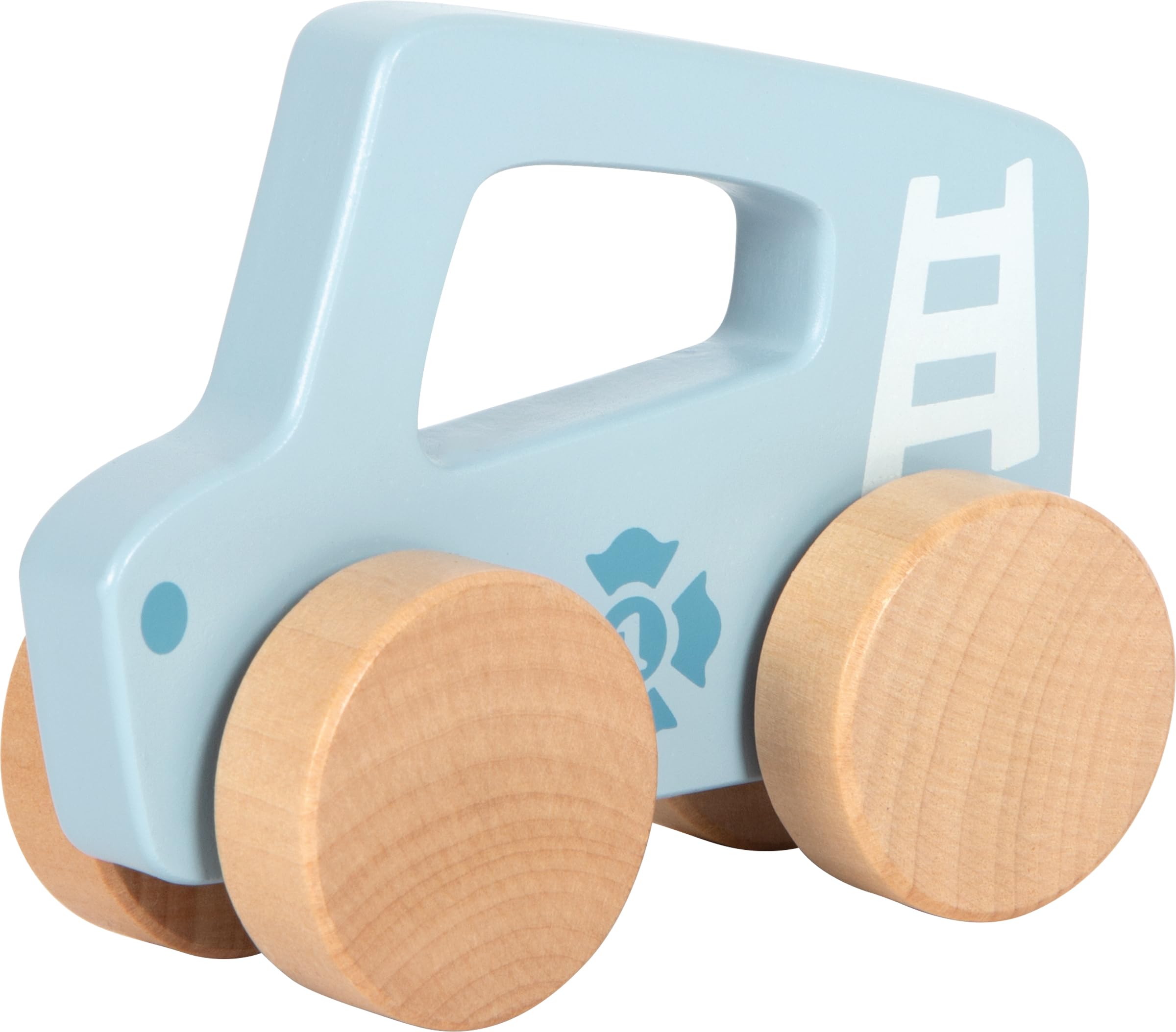 smallfoot automobilina giocattolo legno blu 2 in 1 12710