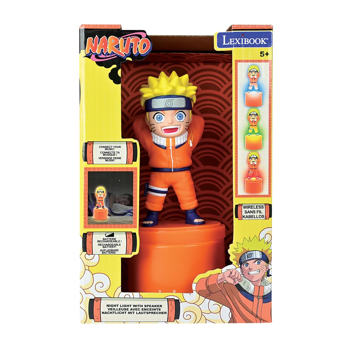 Lexibook NLJ01NA statuetta Naruto luce notturna LED