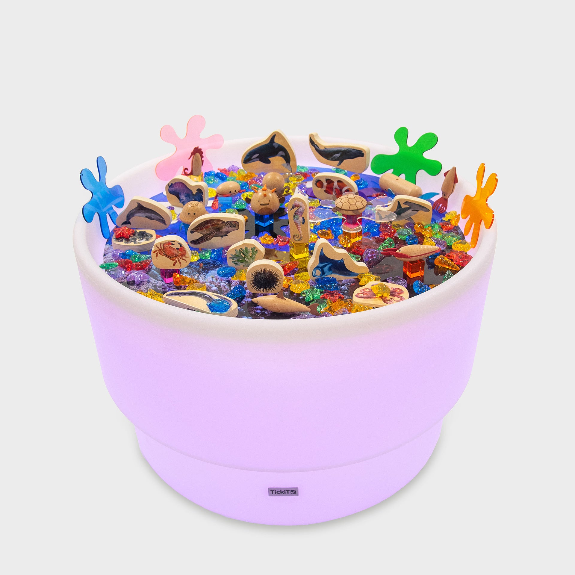 Tickit Discovery Sea Table Bundle tavolo luminoso con set mare