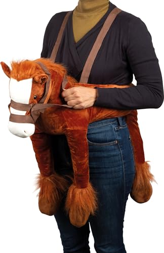 Smallfoot Maxi Cavallo Peluche da Indossare 80x40x90 cm