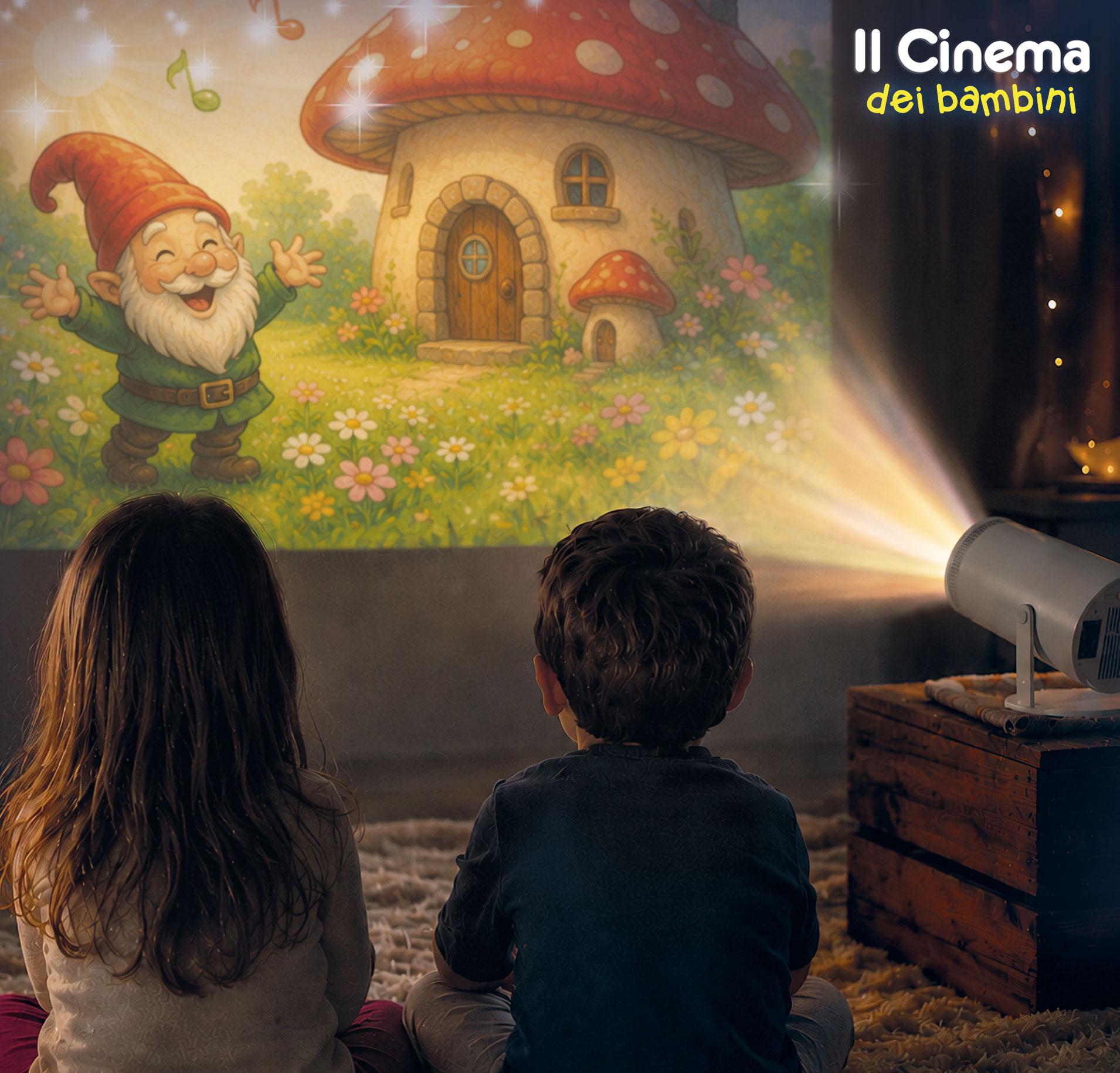 Lisciani Hi-Tech Cinema dei Bambini proiettore per cameretta
