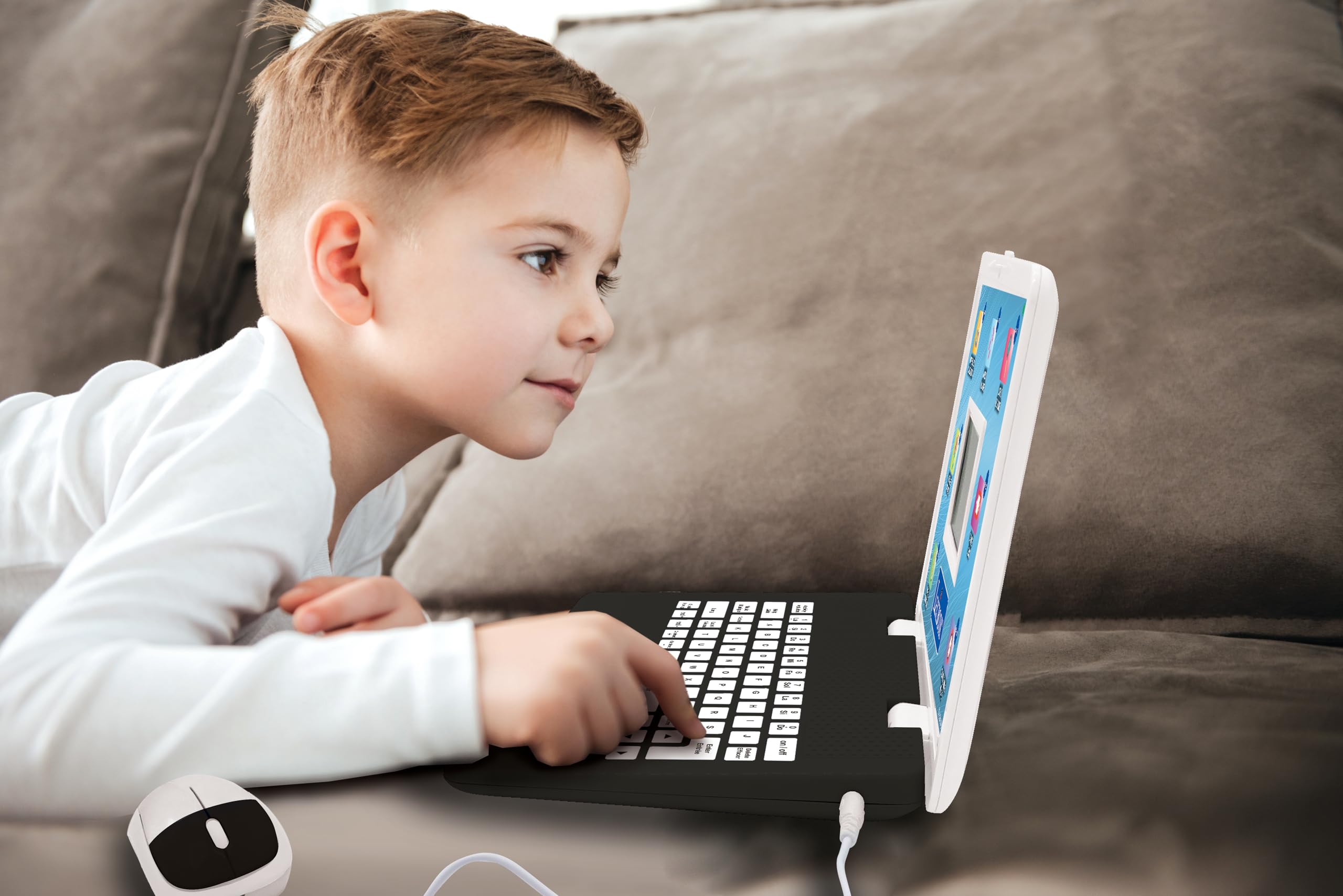 Lexibook Powerman JC498i1 laptop educativo bilingue 124 attività
