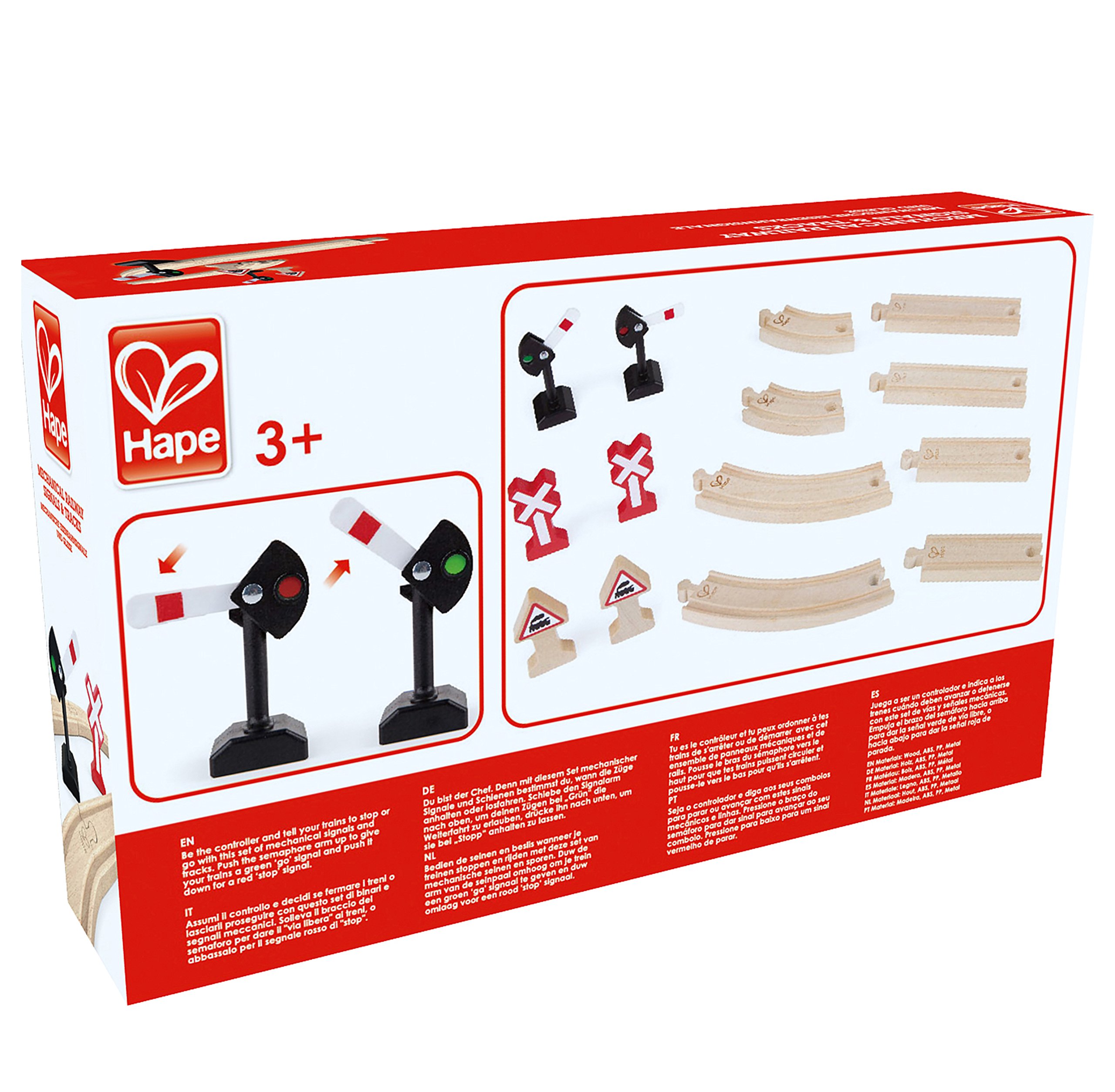 Hape E3724 set binari e segnali meccanici treno
