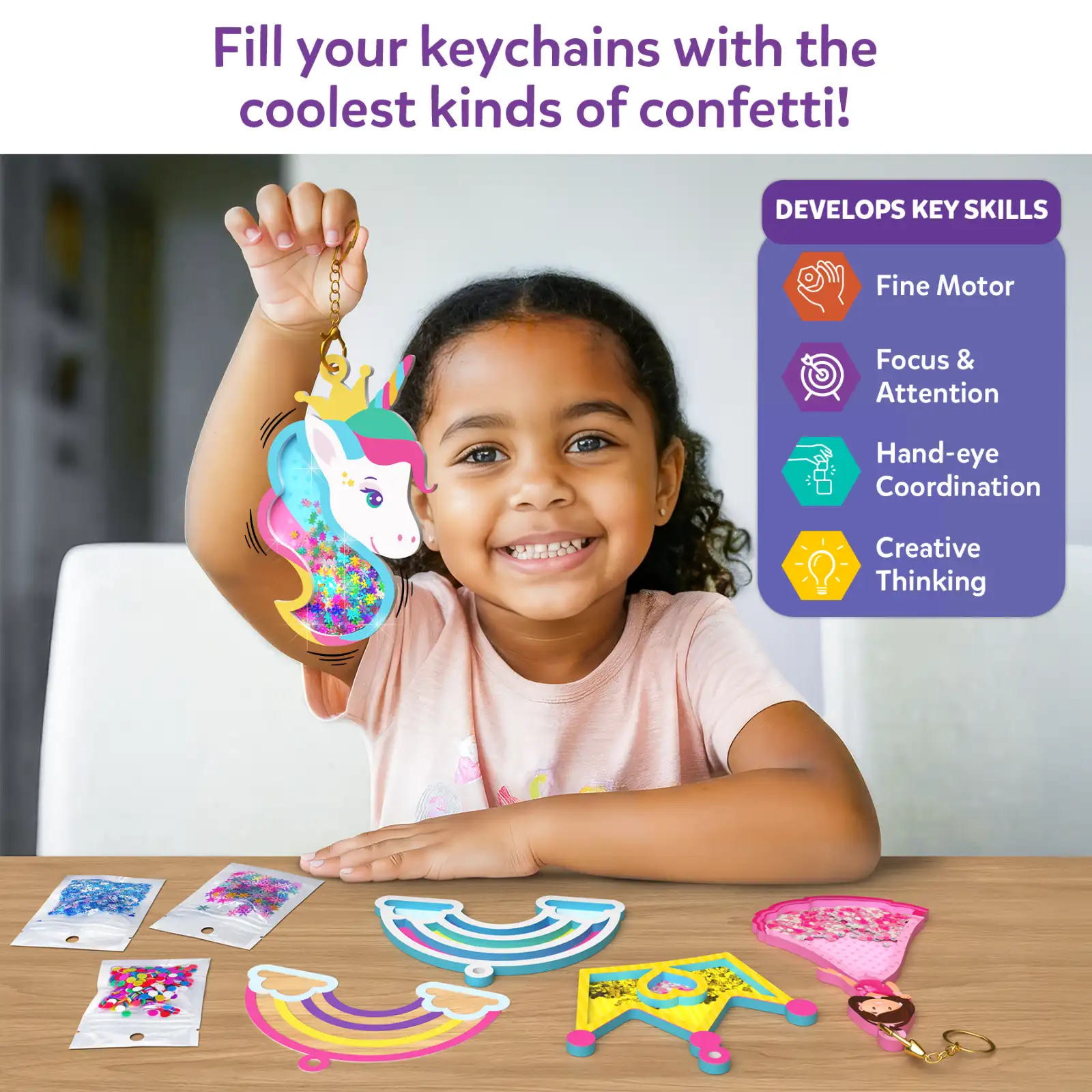 Skillmatics Shake-its Unicorns & Princesses kit unicorni 4-9 anni