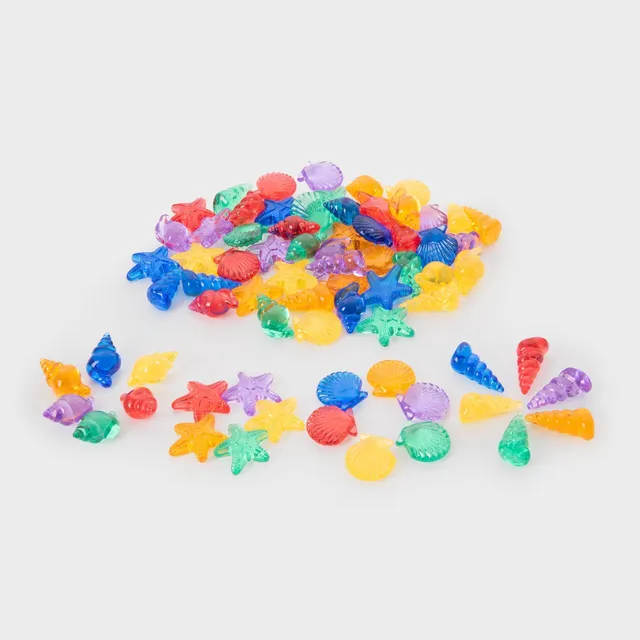 Tickit Translucent Colour Shells conchiglie 72 pezzi 6 colori
