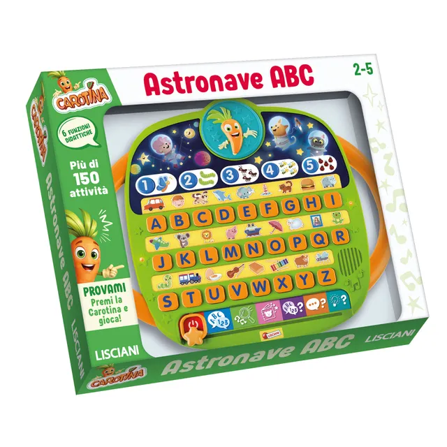 Lisciani Carotina Astronave ABC gioco educativo parlante