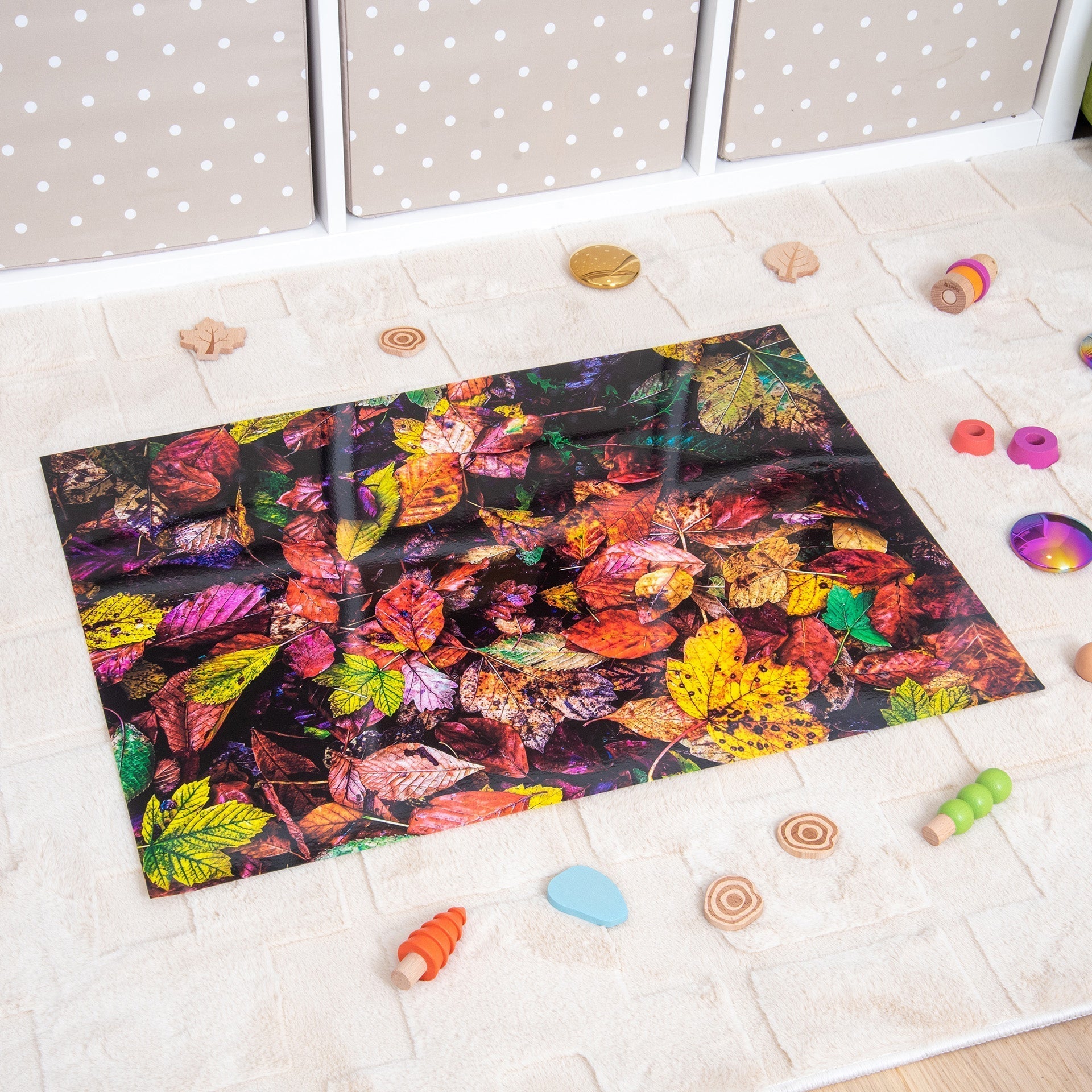 Tickit Autumn Leaves tappeto gioco A2 foglie autunno