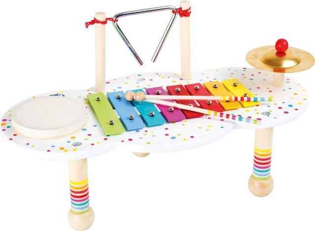 smallfoot Sound 10385 tavolo musicale in legno 3 anni