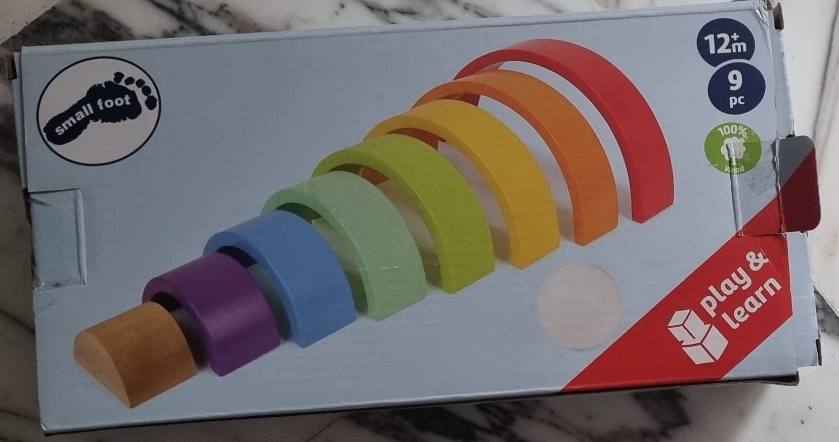 smallfoot Arcobaleno Grande costruzioni legno impilabile