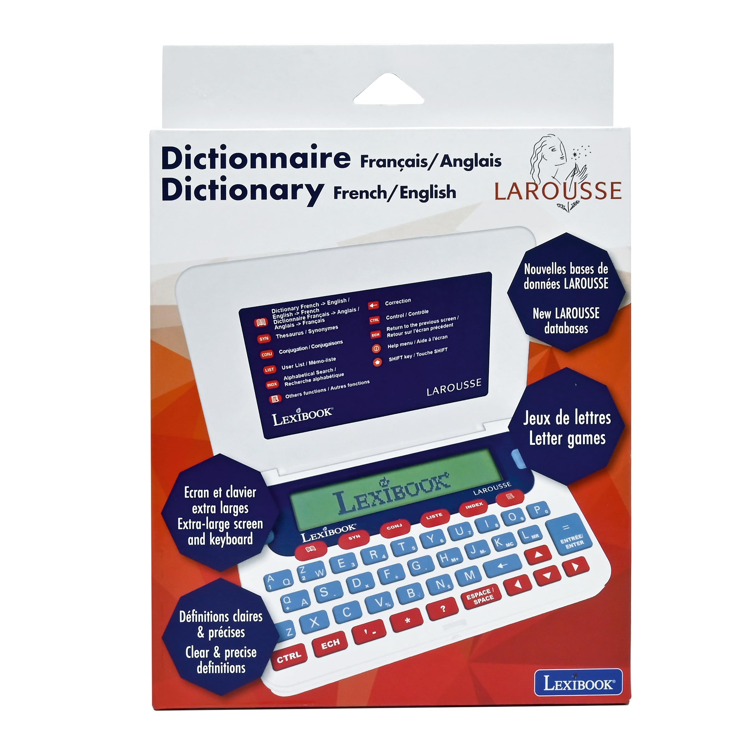 Lexibook Larousse D880i1 dizionario elettronico francese inglese