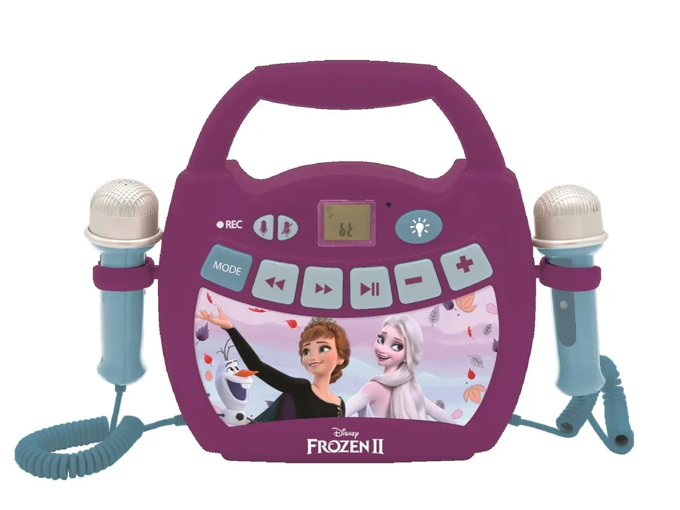 Lexibook Frozen MP320FZZLXB lettore karaoke viola 2 microfoni