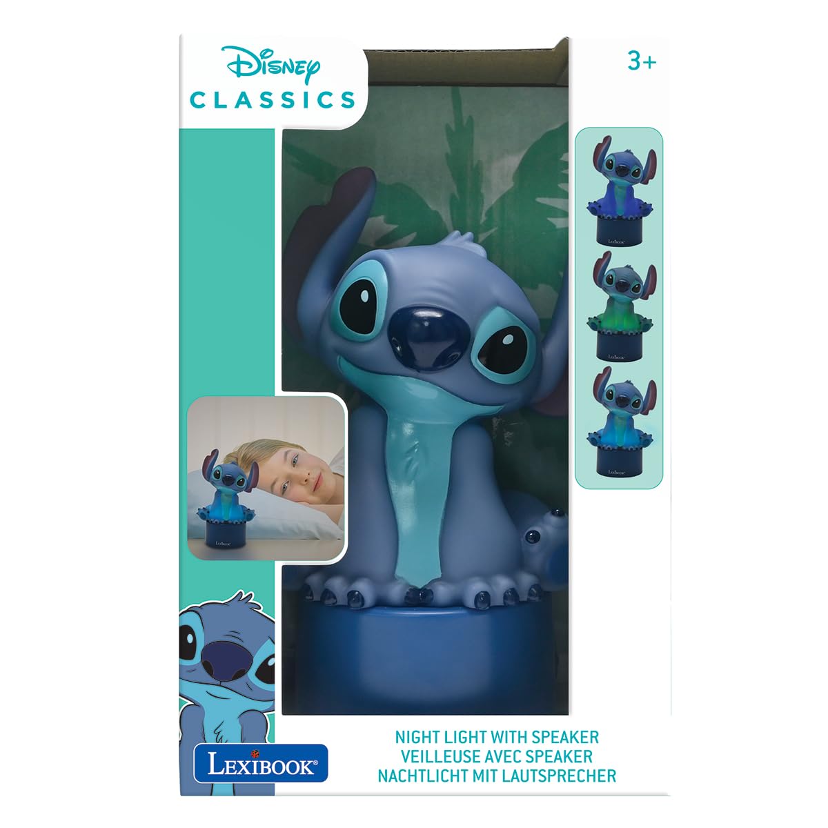 Lexibook Stitch NS01DLXB luce notturna con altoparlante blu