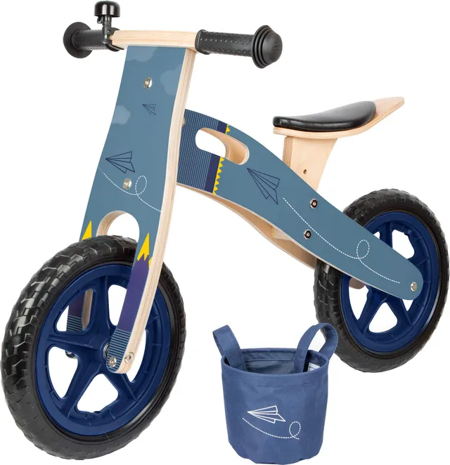 smallfoot 11614 bici senza pedali aereo di carta sella regolabile