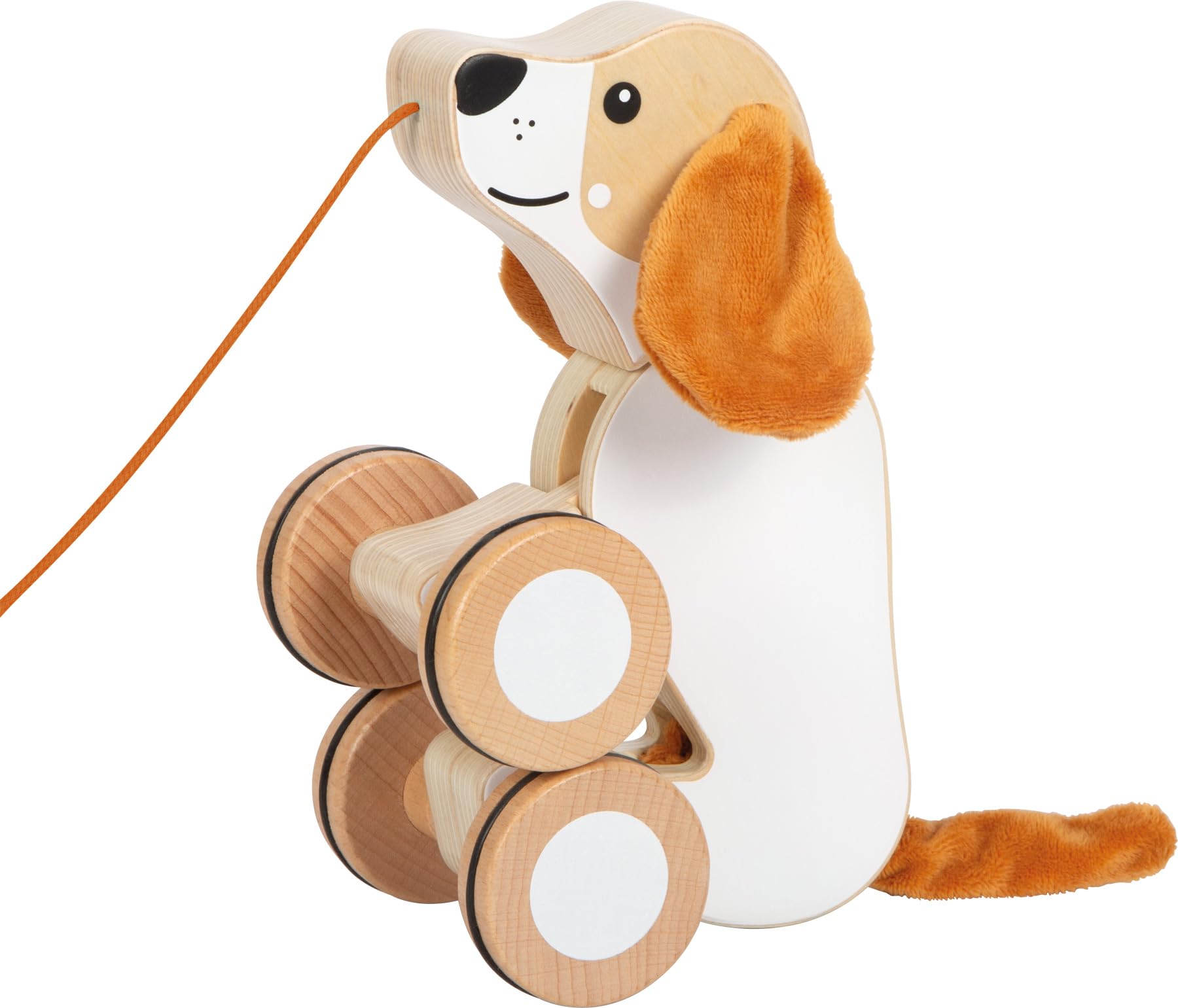 smallfoot Cane giocattolo trainabile legno orecchie scricchiolanti