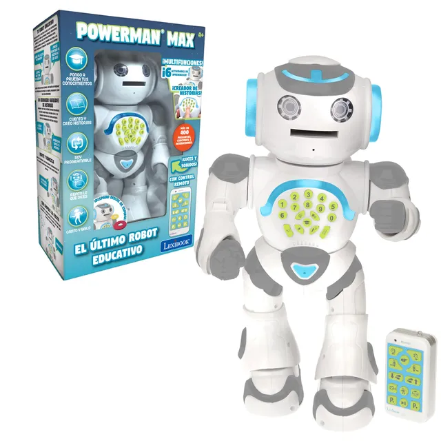 Lexibook Powerman MAX ROB80ES robot parlante spagnolo