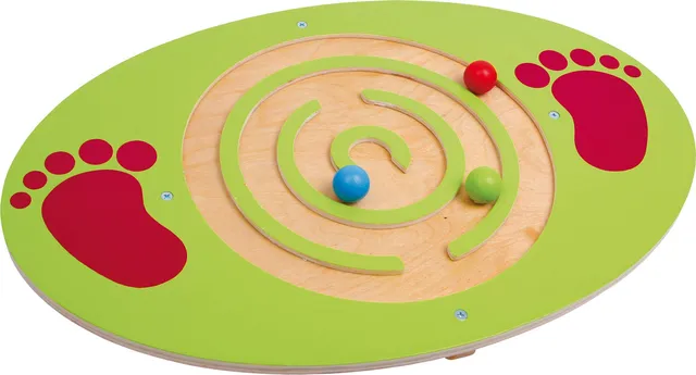 small foot 1572 tavola equilibrio legno con labirinto