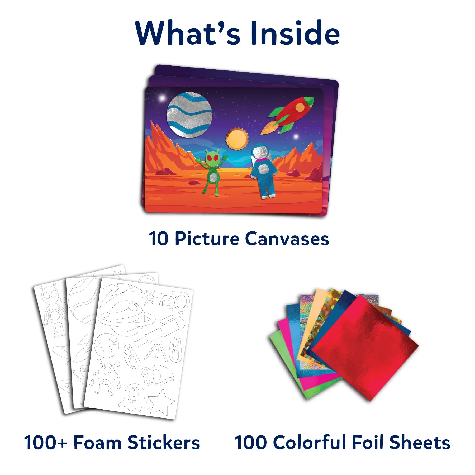 Skillmatics Foil Fun Up In Space kit foil 100 pezzi