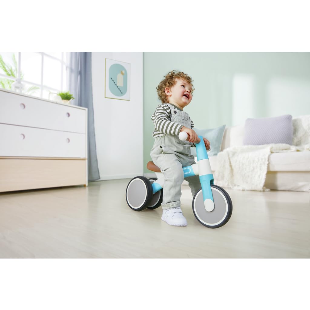 Hape Triciclo Azzurro Balance Bike 3 Ruote 18 Mesi