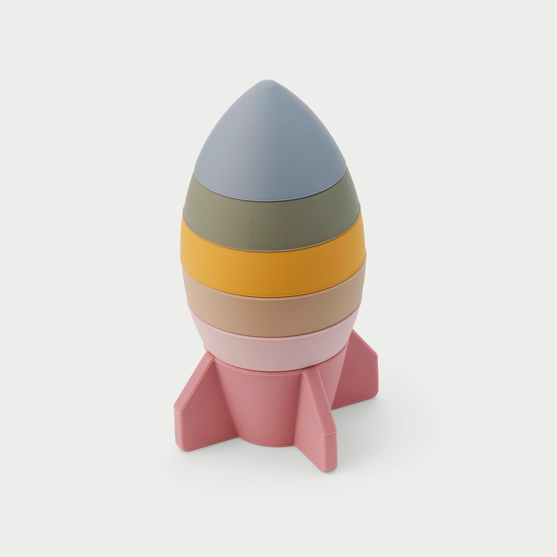 Tickit SiliSoft Rocket Stacker impilabile silicone Earth 6 pezzi
