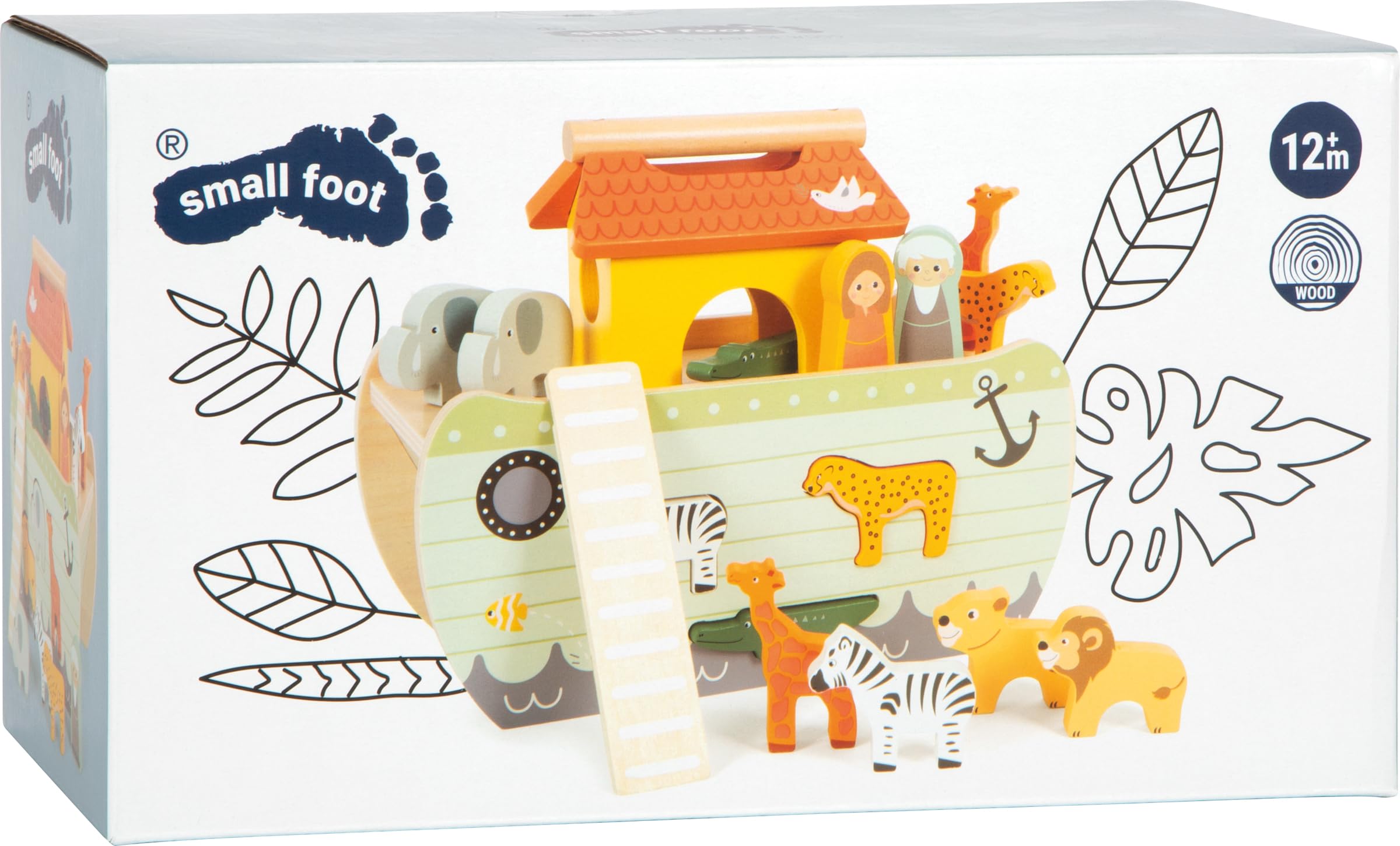 smallfoot Arca di Noè Safari gioco incastri 15 pezzi