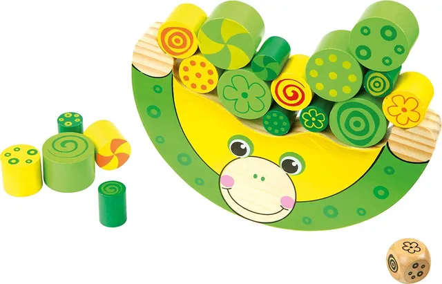 small foot Rana 7357 gioco di equilibrio legno 3 anni