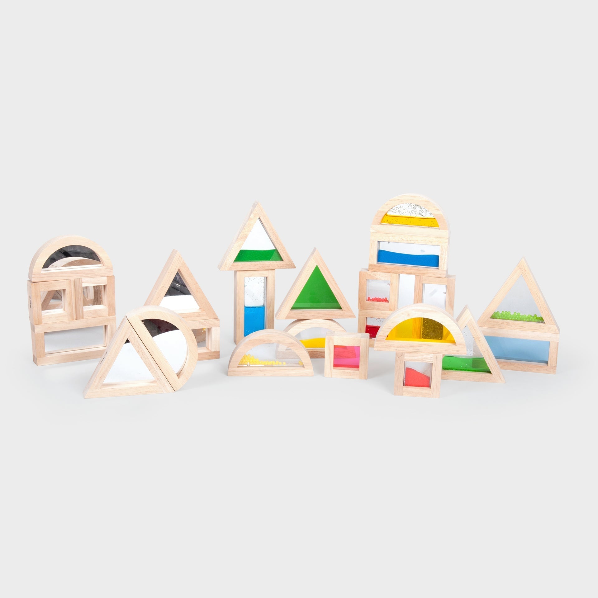 Tickit Sensory Mirror Blocks blocchi legno 24 pezzi