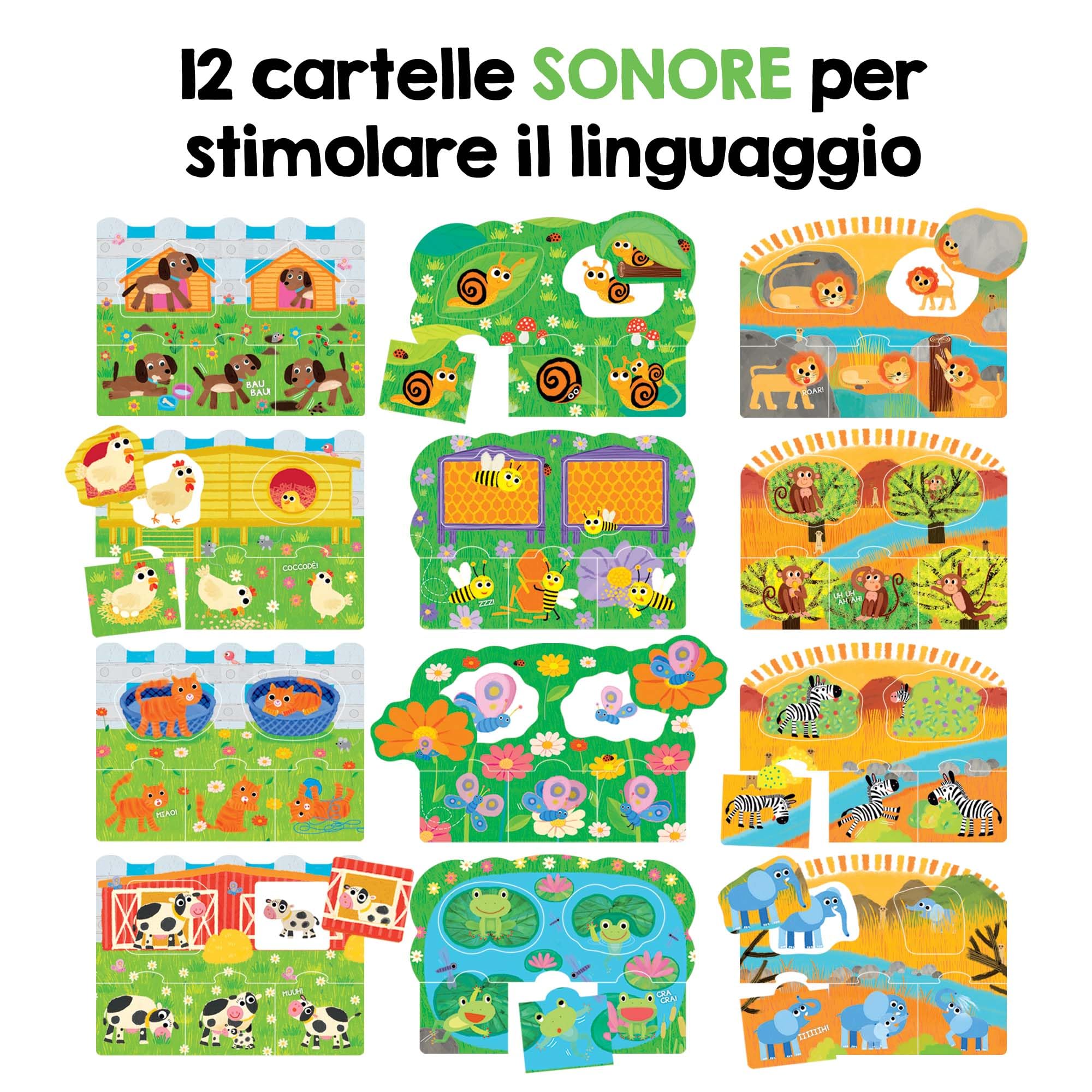 Headu Chi Cosa Dove gioco educativo linguaggio 2-5 anni