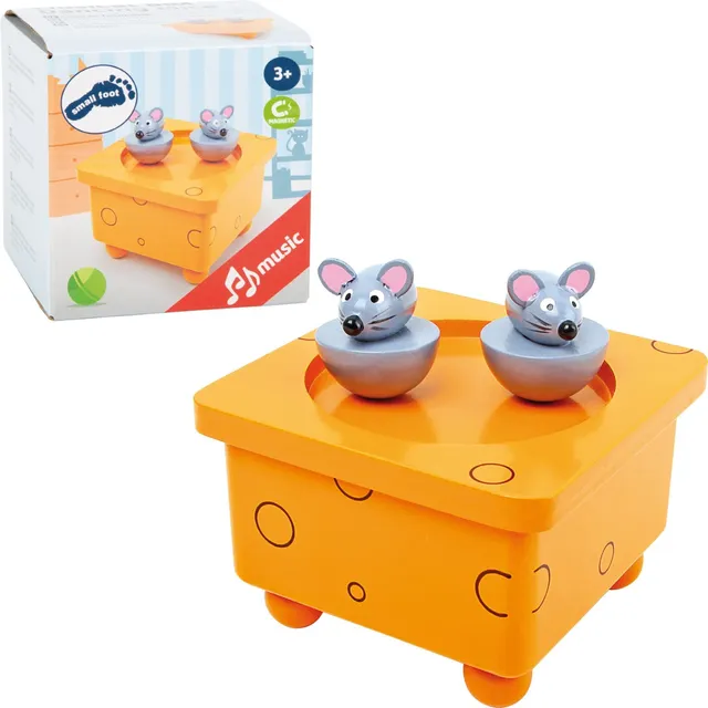 smallfoot carillon topi ballerini in legno melodia