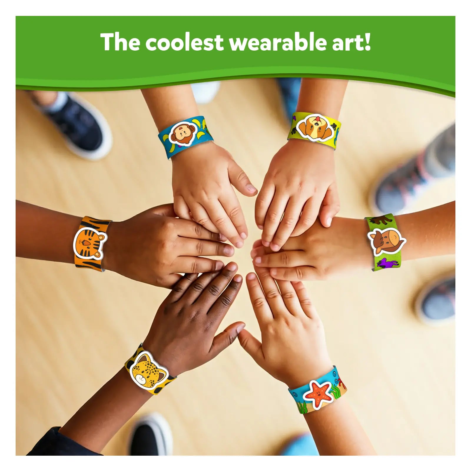 Skillmatics Snap Bandz Animal Friends kit braccialetti 8pz