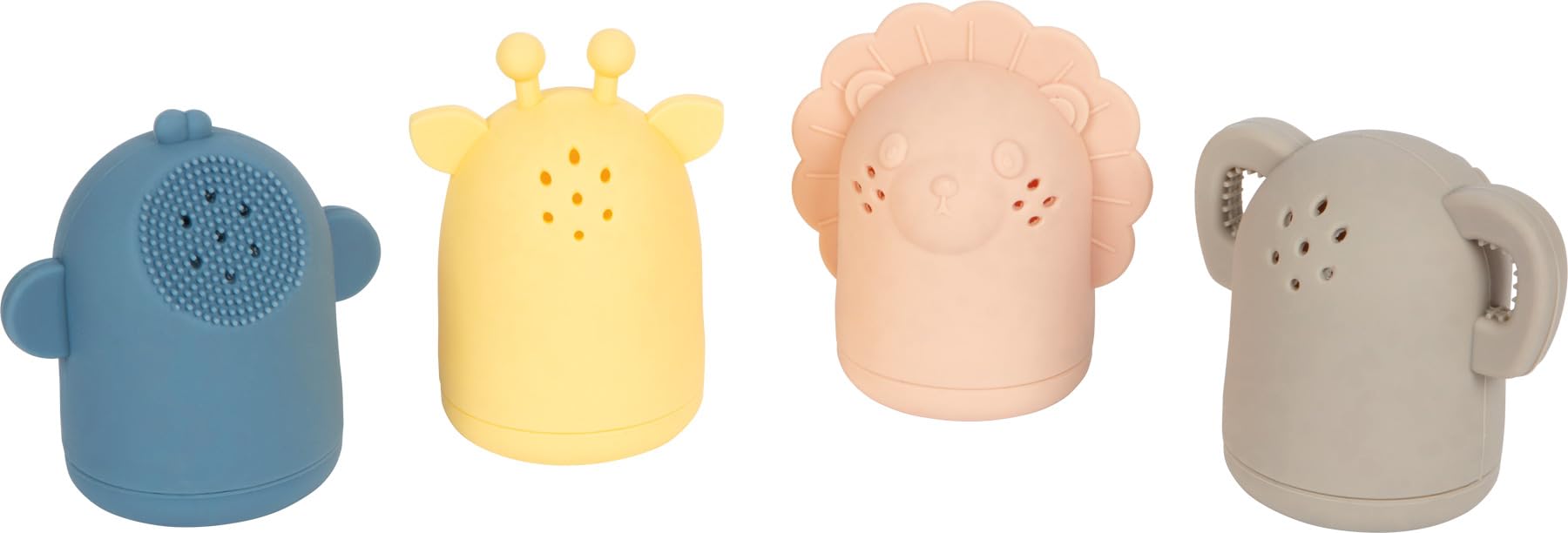 smallfoot set bagnetto silicone animali 4 pezzi senza BPA
