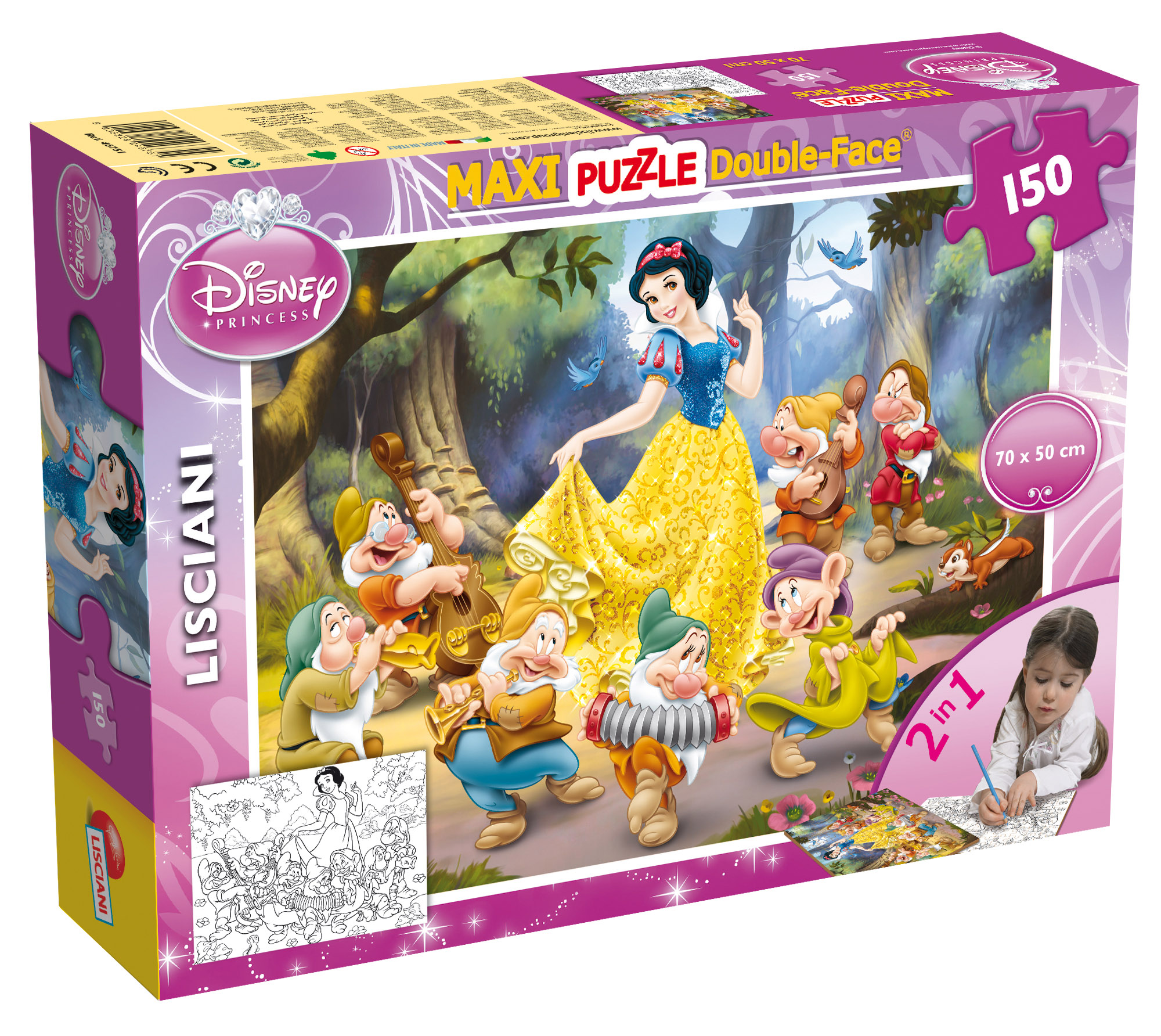 Lisciani Disney Puzzle Df Maxi Floor 150 Snow White pavimento