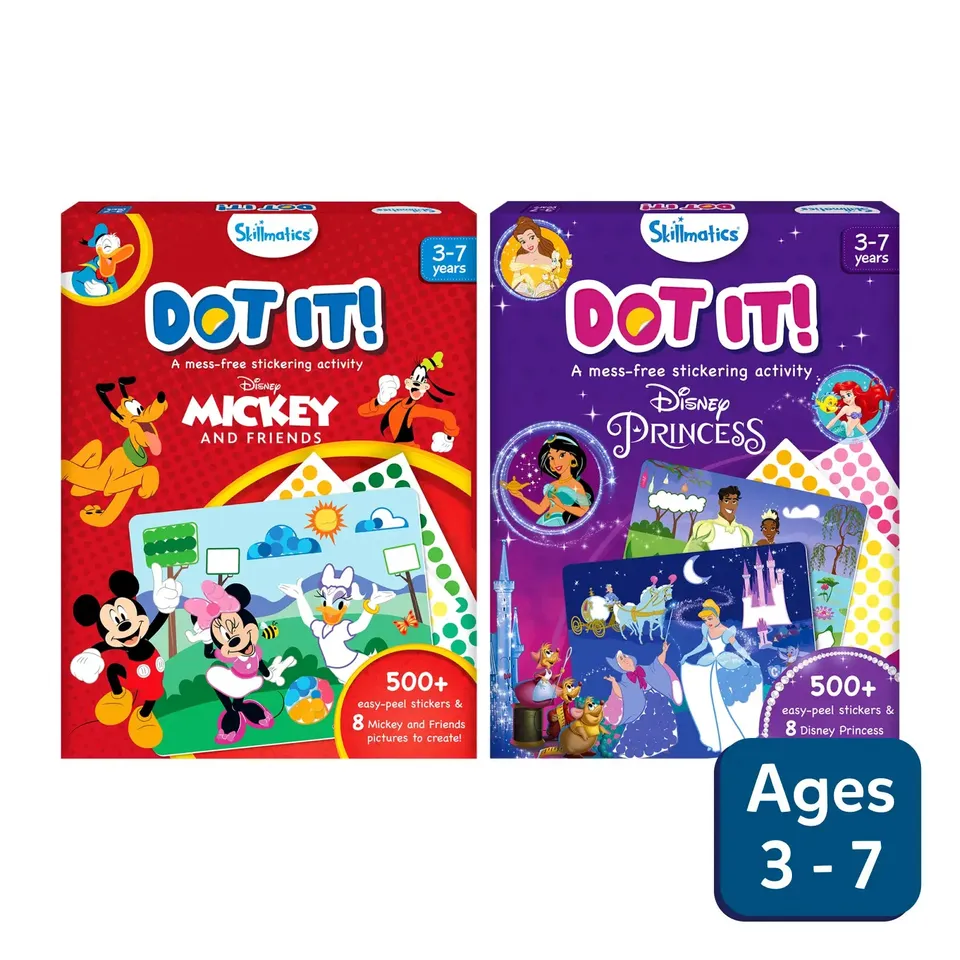 Skillmatics Dot It Mickey Friends Disney Princess sticker 2 set