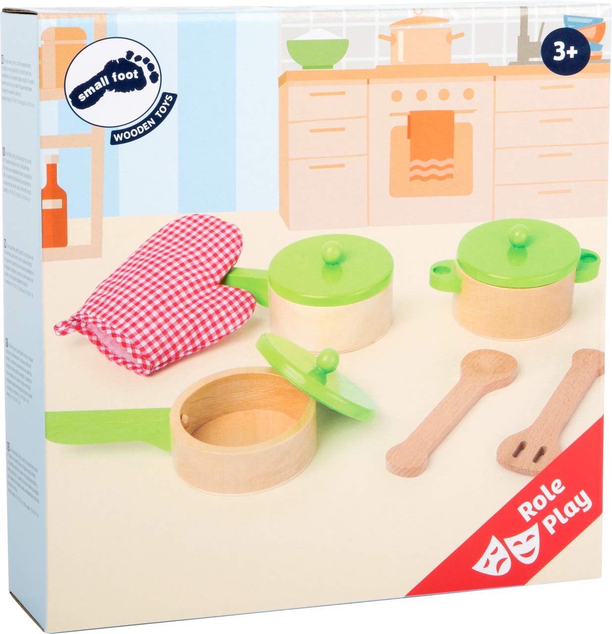 smallfoot Set da Cuoco 10733 cucina giocattolo in legno