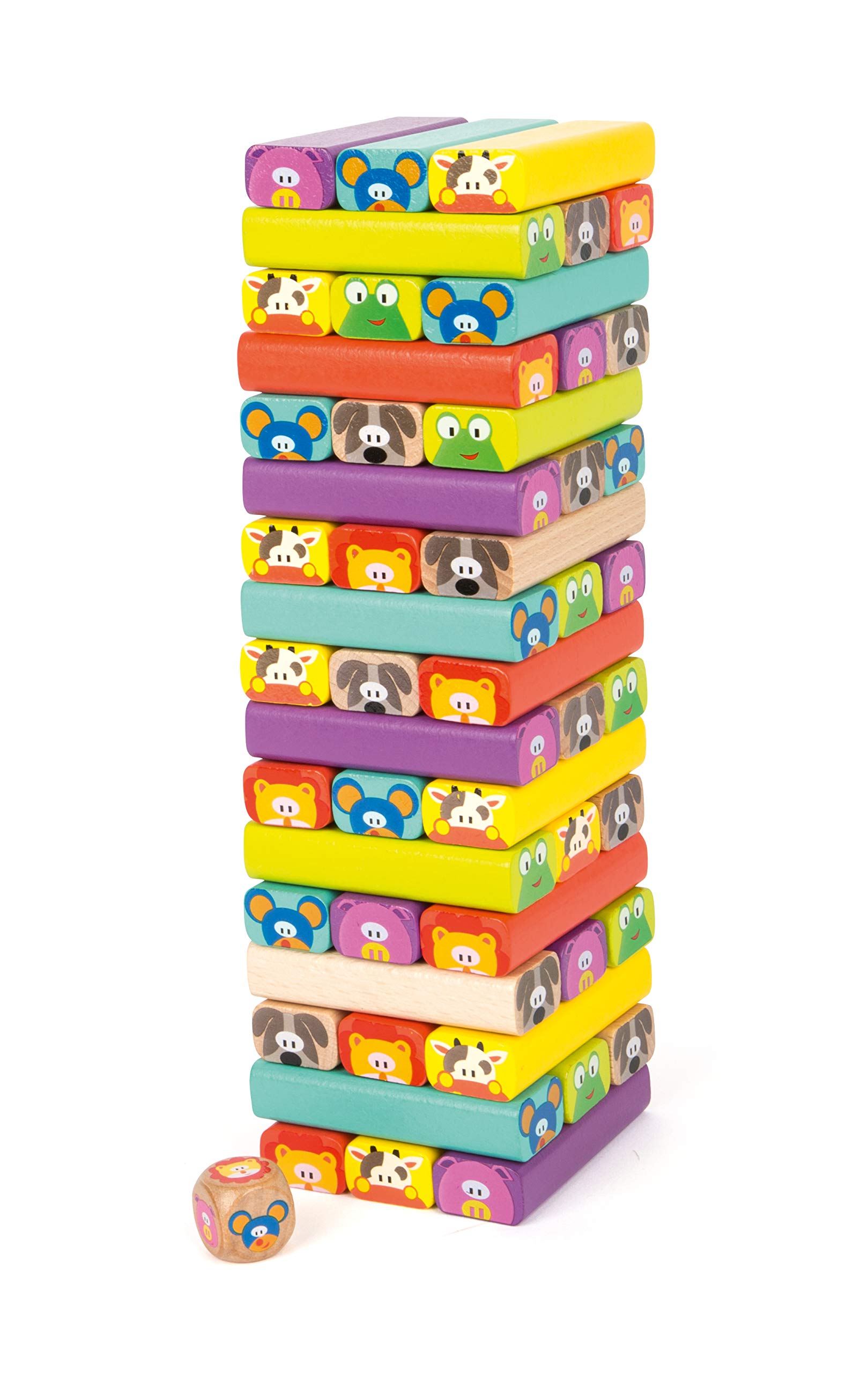 small foot Torre Traballante 11973 Gioco Legno Animali