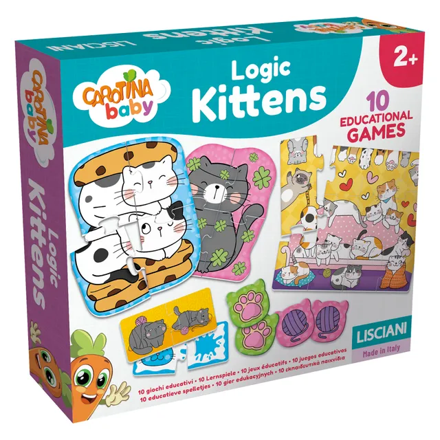 Lisciani Carotina Baby Logic Kittens gioco educativo gattini