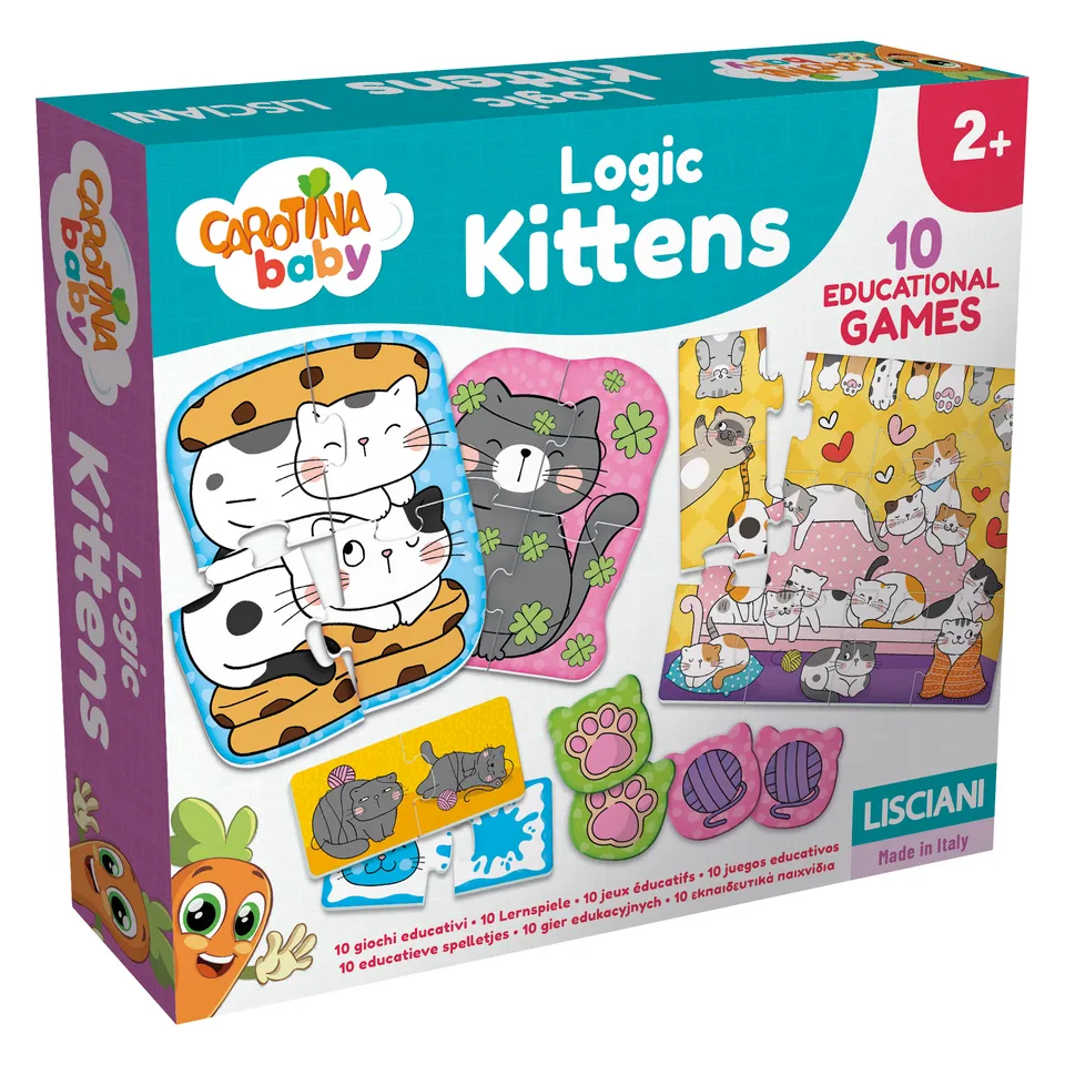 Lisciani Carotina Baby Logic Kittens gioco educativo gattini