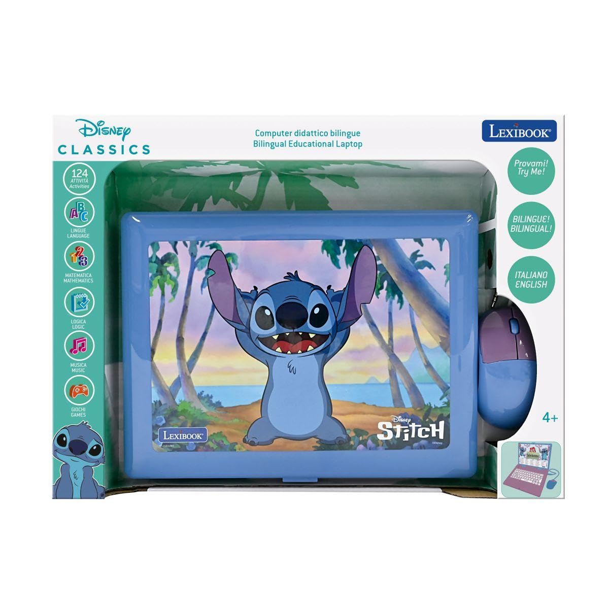 Lexibook Stitch JC598D computer bambini viola/blu bilingue