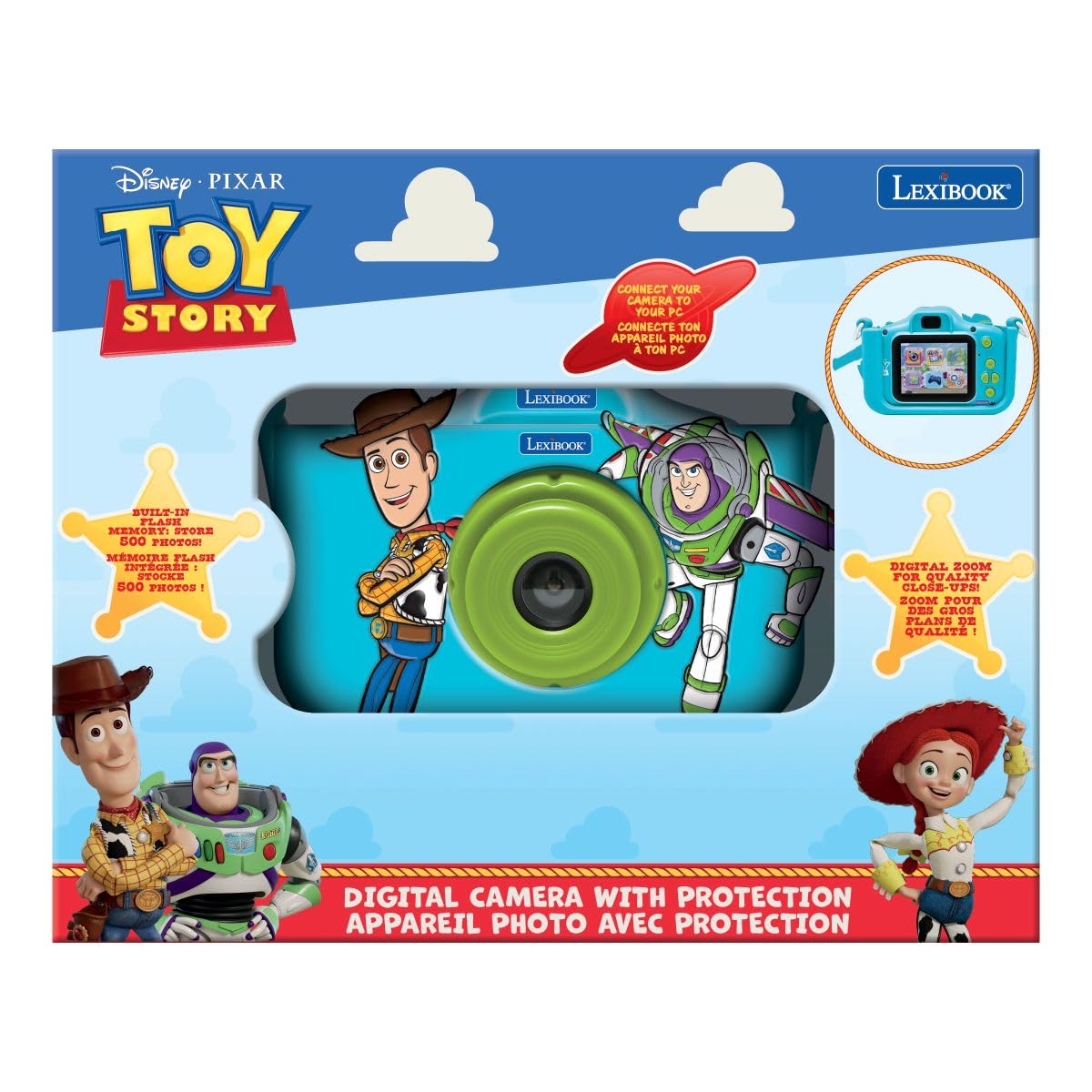 Lexibook Toy Story fotocamera bambini USB-C 500 foto