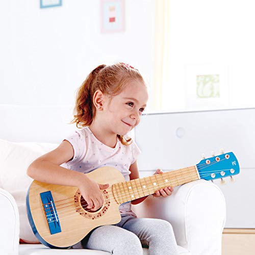 Hape E0601 Laguna Blu chitarra giocattolo in legno blu