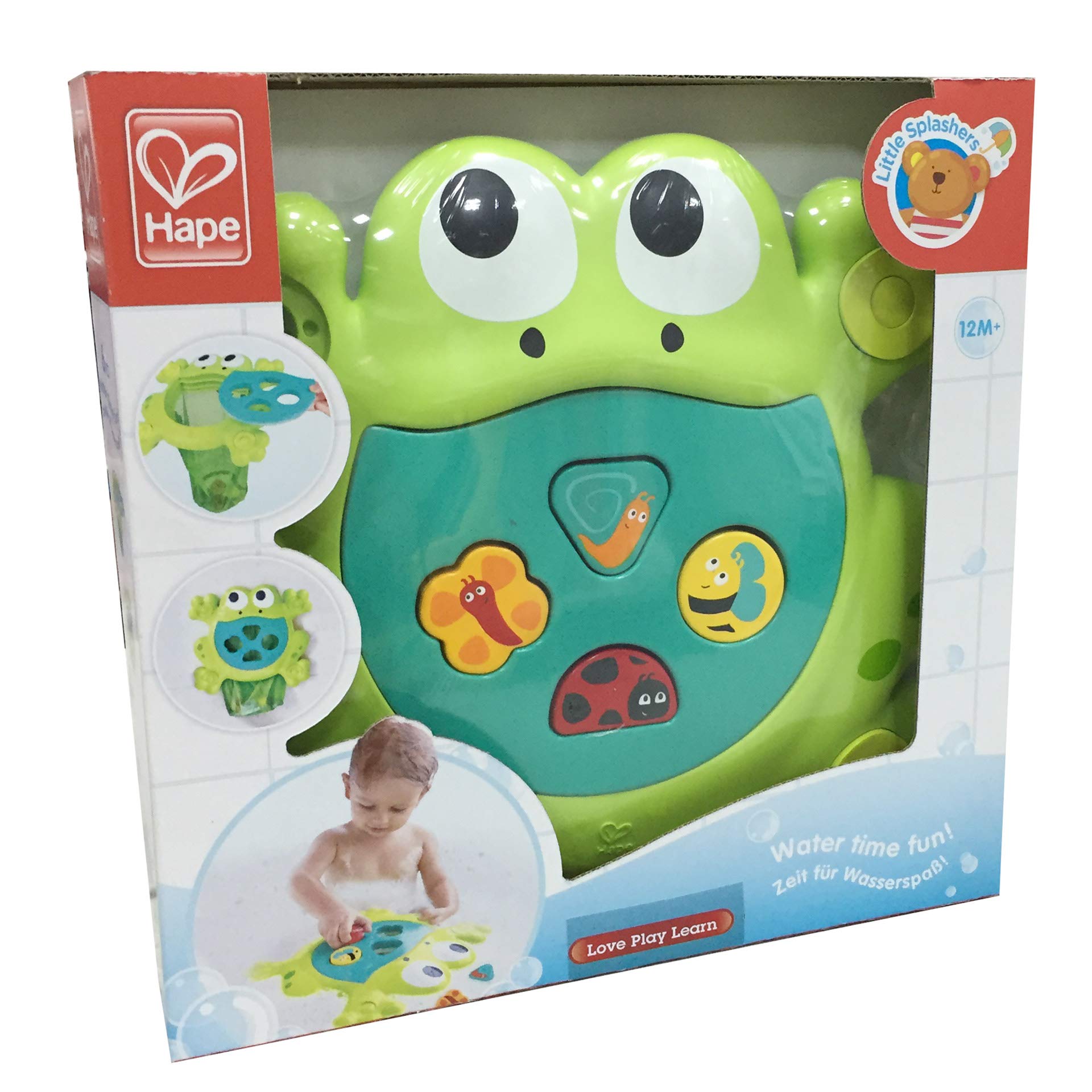 Hape E0209 Rana da bagno forme puzzle insetti bagnetto