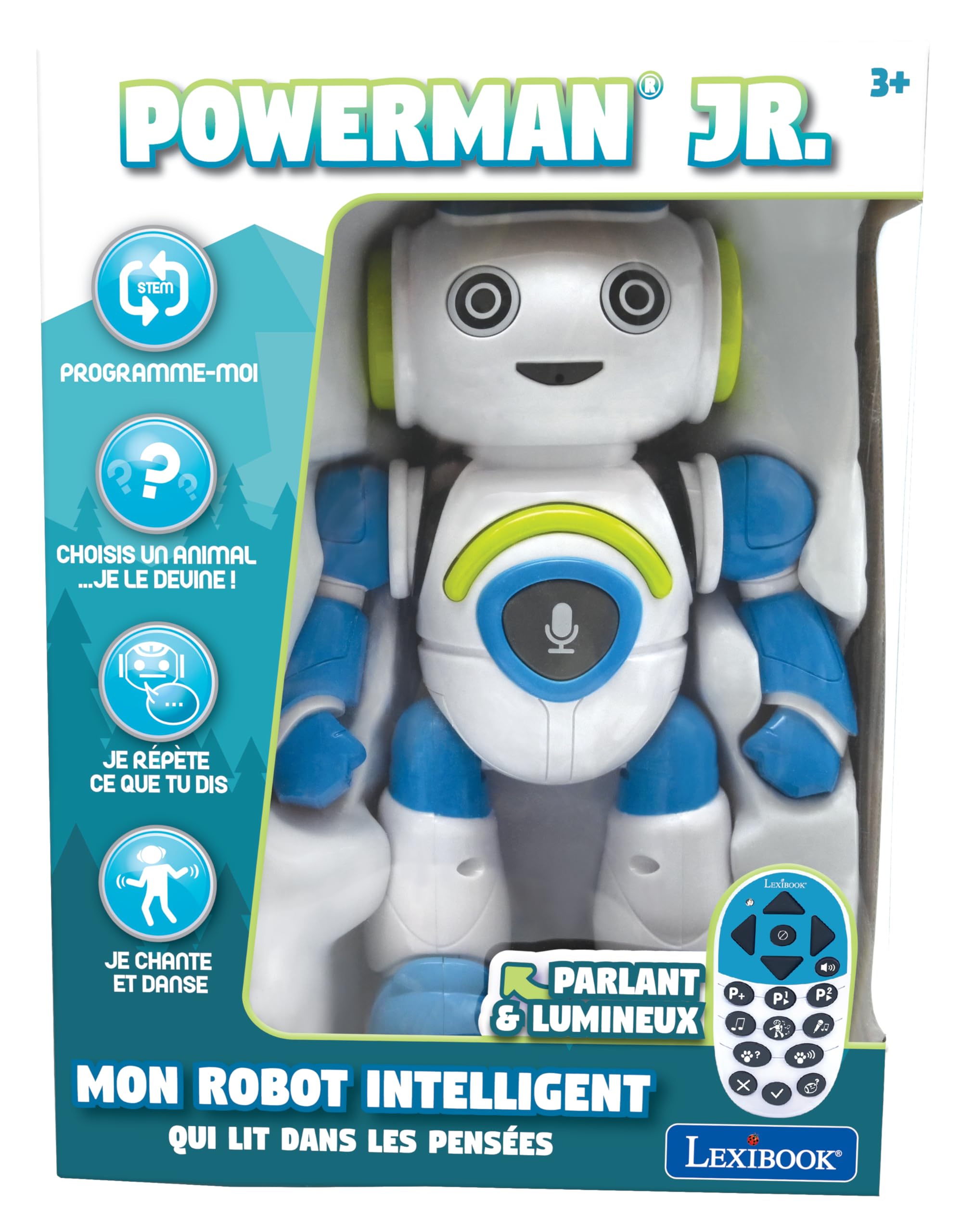Lexibook Powerman ROB20FR robot interattivo con telecomando